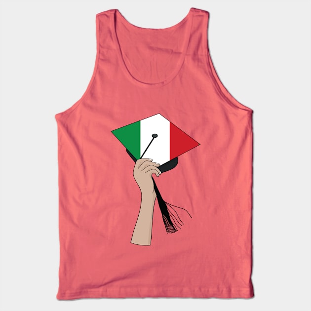 Holding the Square Academic Cap Italy Tank Top by DiegoCarvalho